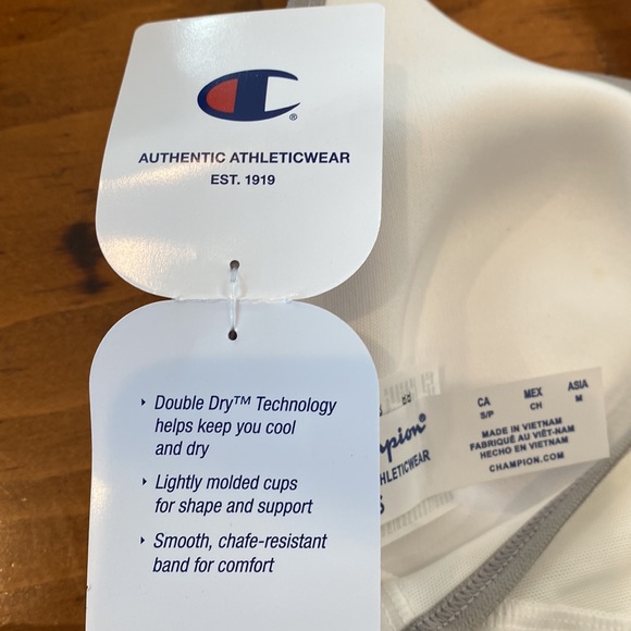 NWT Champion womens the absolute max 2.0 white ice/glaze athletic work out - Picture 6 of 6